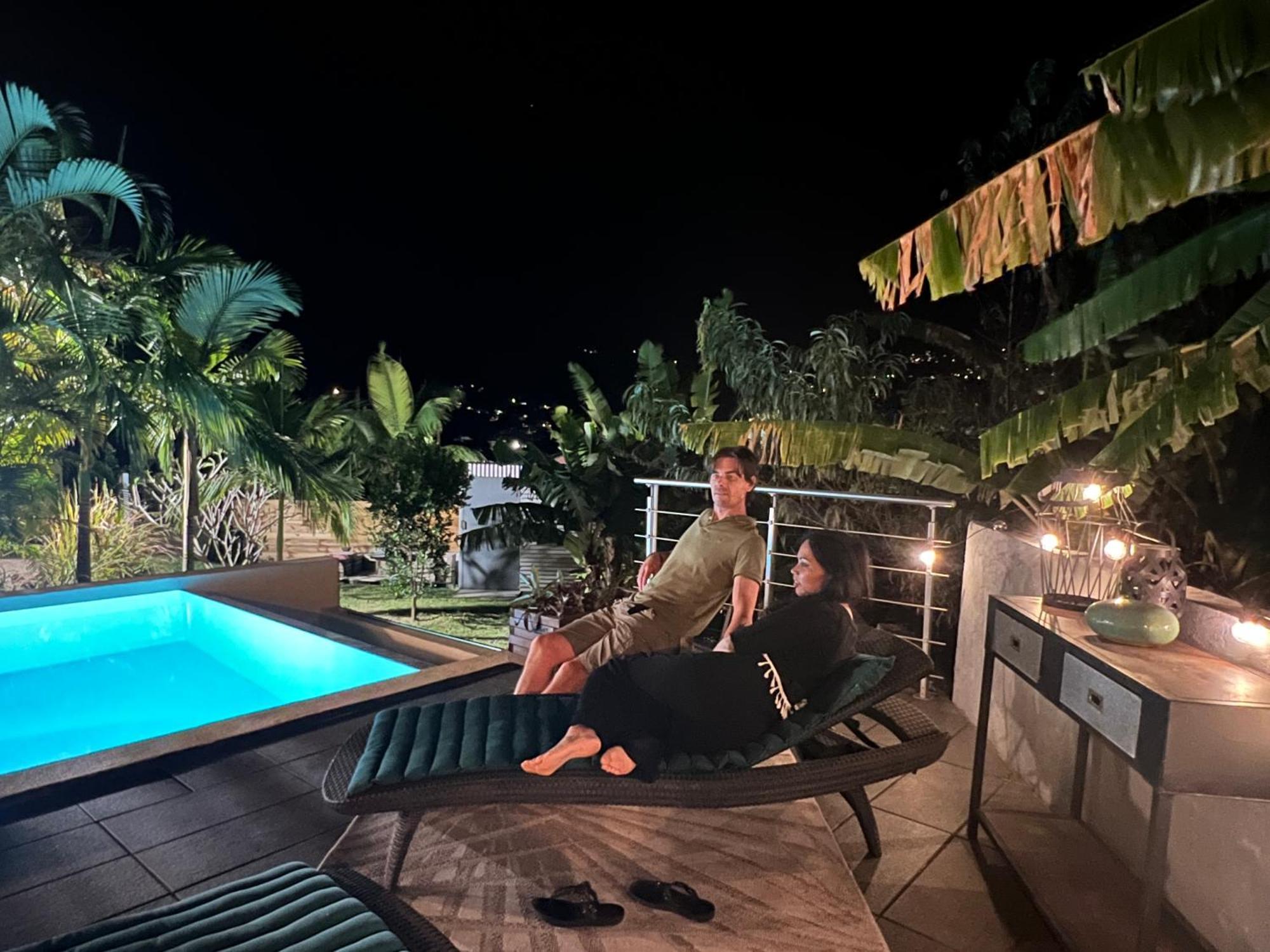 Villa Ti Moon, Entre Deux, Piscine Eksteriør bilde